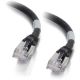 C2G 2FT CAT6A BOOTED STP BLK