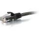 C2G 6FTCAT6A SnaglesUTP Cbl Blk
