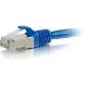C2G 12FT CAT6 BOOTED STP BLU