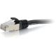 C2G 2FT CAT6 BOOTED STP BLK