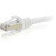 C2G 3FT CAT6 SNAGLESS STP WHT