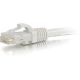 C2G 6IN CAT6 SNAGLESS UTP CABLE-WH