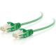 C2G 1ft Cat6  UTP Slim 28awg Green