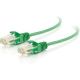 C2G 3ft Cat6  UTP Slim 28awg Green