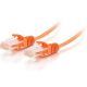 C2G 1ft Cat6    28awg Orange