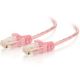 C2G 7ft Cat6  UTP Slim 28awg Pink