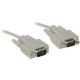 C2G 6' DB9 MF Cable Beige