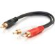 C2G RCA MALE TO 2XRCA MALE Y-CAB