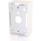 C2G SINGLE GANG WALL BOX WHT