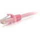 C2G 10FT CAT6 SNGLES PATCH PINK