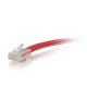C2G 7' CAT6 NONBOOTED UTP CBL RED
