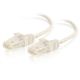 C2G 10ft Cat6A Snagless shield Wh