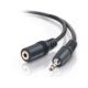 C2G 6FT 3.5MM M/F AUDIO EXT CABLE