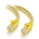 C2G 3' CAT5e Snagless Patch YLW