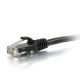 C2G 15' CAT6 SNAGLES PATCH CBL BLK