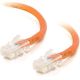 C2G 3' CAT5e Patch- Orange