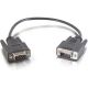 C2G 3FT DB9 M/M CABLE - BLK