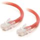 C2G 10'Cat 5E Crossover Patch Red