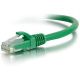 C2G 1' CAT6 Snagless Patch- Green