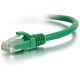C2G 3' Cat6 Snagless Cable Green