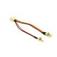 C2G 4in 3 PIN Fan Power Y Cable