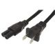C2G 6' NEMA 1 15P to IEC320C7