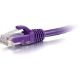 C2G 3' Cat6 Patch Cable Purple