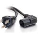 C2G 10' Right Angle Power Cord