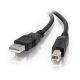 C2G 1m USB 2.0 A B Cable Black