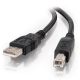 C2G 16.4' USB 2.0 A B Cable Black