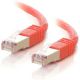 C2G 100FT CAT5E MOLDED STP RED