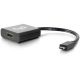 C2G 3.1 USB C to HDMI AV Adpt Blk