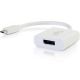 C2G USB C to DP Adptr Cnvrtr Wht
