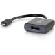 C2G USB C to DP Adptr Cnvrtr Blk