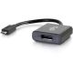 C2G USB C to DP Adptr Cnvrtr Blk