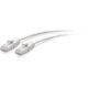 C2G 15ft Cat6a White Slim Ethernet