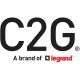 C2G Single gang HDMI pigtail