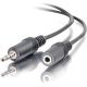 C2G 25FT 3.5MM M/F AUDIO EXT CAB
