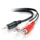 C2G 6' 3.55mm M to 2 RCA M Y Cable