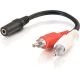 C2G 3.5mm F Stereo to M RCA Y Cble