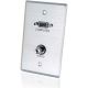 C2G SngleGng HD15 3.5mm Wall Plate