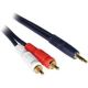 C2G 3'Stereo M to Dual RCA M Y