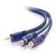 C2G 6' 3.5mm Stereo Dual RCA Cable