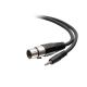 C2G M TRS 3.5mm to F XLR Cable 6ft
