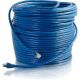 C2G 300FT CAT6 SOLID SHIELDED BLUE