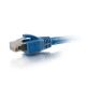 C2G 75FT CAT6 STP SOL SNAGLESS BLU