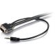 C2G 25' SEL VGA 3.5mm AW Cable M M