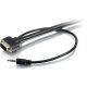 C2G 50' SEL VGA 3.5mm AV MM Cable