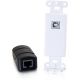 C2G 1Port USB 2.0 Over Cat6 Wall