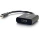 C2G 8in mDP M to HDMI F Activ3D Bk